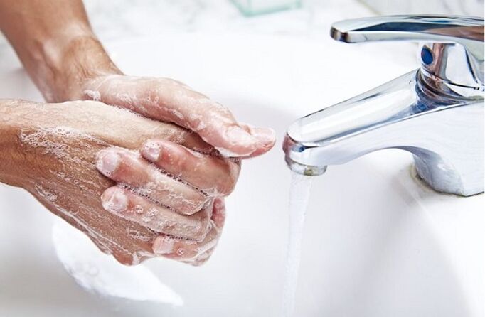 wash hands to prevent parasitic infections