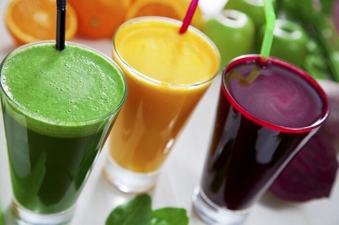 vegetable juices from parasites in children